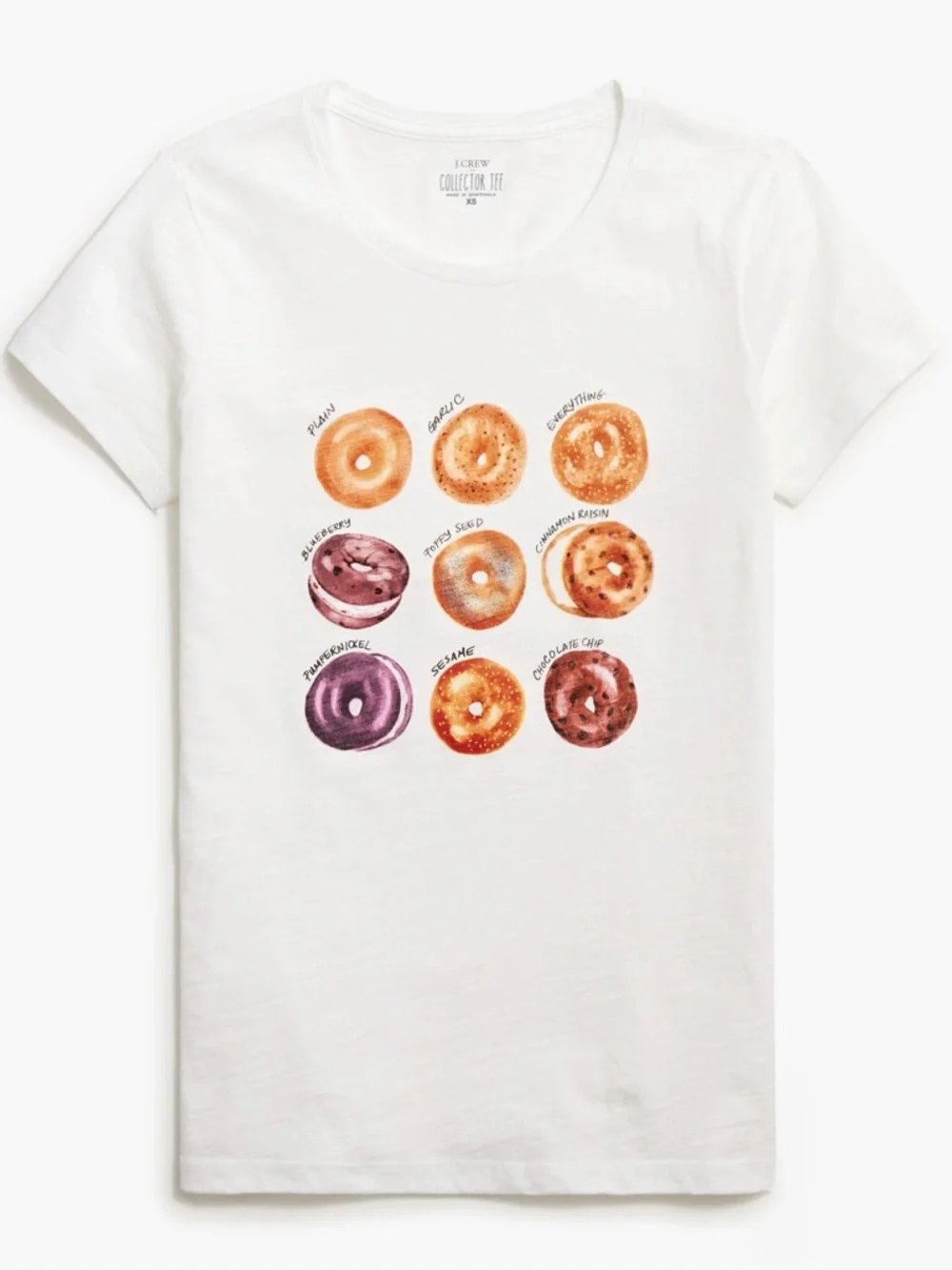 J.Crew Collection Bagel Graphic Tee 🥯